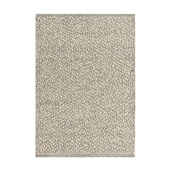 Tappeto grigio in misto lana tessuto a mano 120x170 cm Claude – MADE