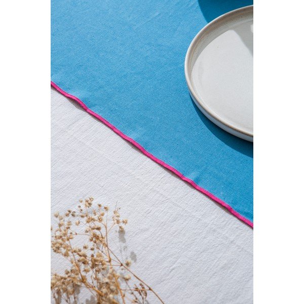 Runner da tavola in lino in set da 2 41x130 cm Contrast Edge - Really Nice Things-image-2