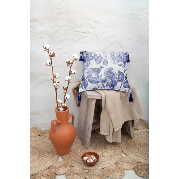 Cuscino decorativo Borlas Blue Birds, 45 x 45 cm - Really Nice Things-image-1