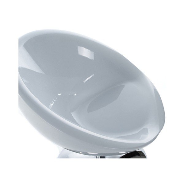 Bílé otočné křeslo Kokoon Design Bowl-image-2
