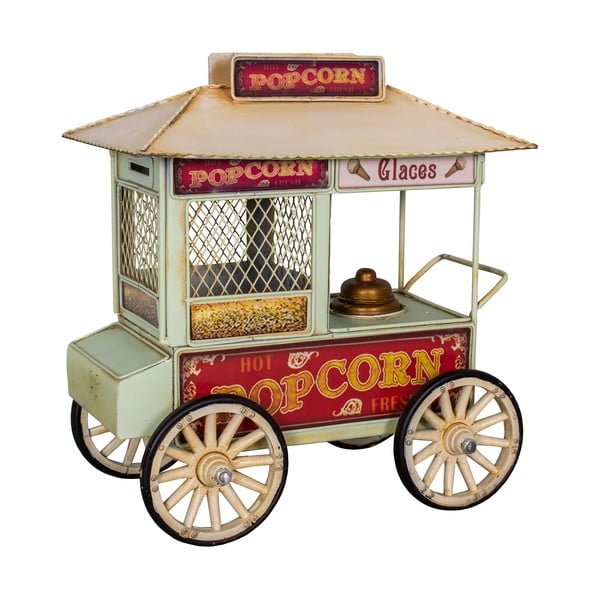 Piccola decorazione in metallo Popcorn Cart - Antic Line