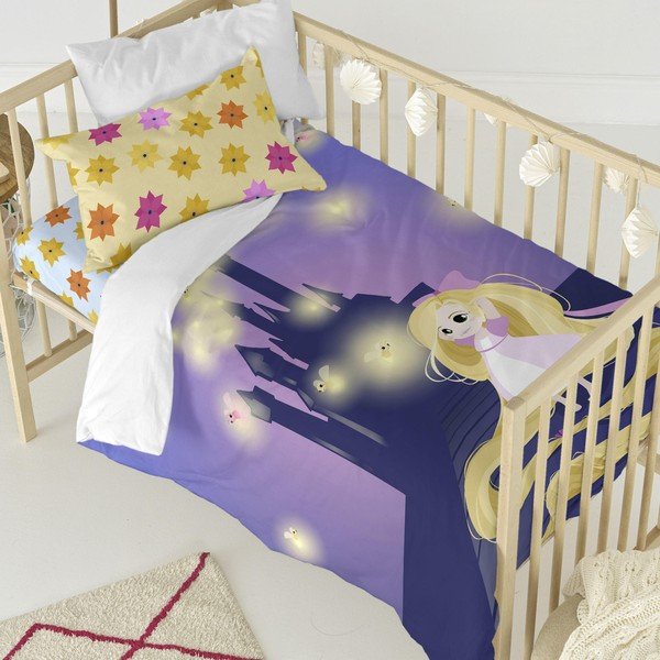 Copripiumino e cuscino in cotone per bambini , 100 x 120 cm Long Braid - Mr. Fox-image-3