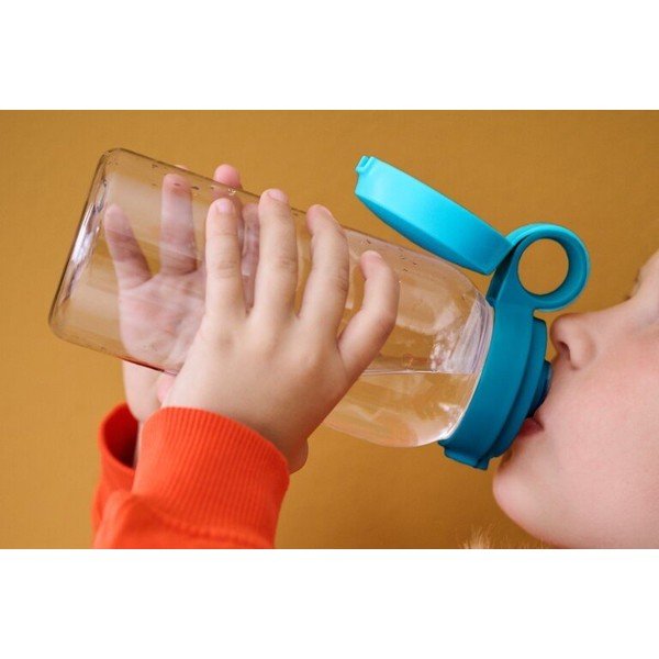 Bottiglia per bambini color menta in plastica 600 ml Campus – Mepal-image-1