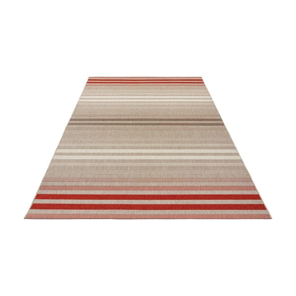 Tappeto da esterno rosso e crema , 160 x 230 cm Paros - NORTHRUGS-image-1
