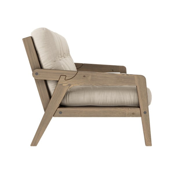 Divano letto beige 204 cm Grab - Karup Design-image-4