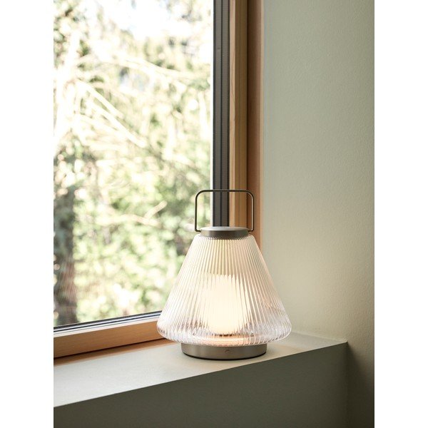 Lampada da tavolo LED in vetro ø24x28 cm Tou – Hübsch-image-2