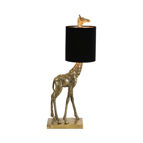 Lampada da tavolo in nero-bronzo (altezza 61 cm) Giraffe - Light & Living
