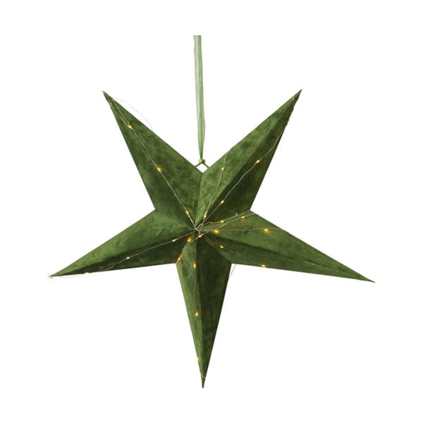Decorazione luminosa natalizia verde, ø 60 cm Velvet - Star Trading