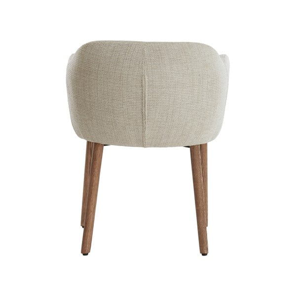 Set di sedie da pranzo beige in imbottito con braccioli 2 pz Blaine – Light & Living-image-4