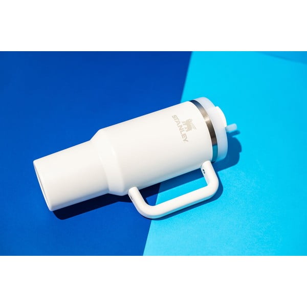 Borraccia termica bianca in acciaio inox 1,18 l Quencher H2.0 FlowState Tumbler Frost – Stanley-image-1