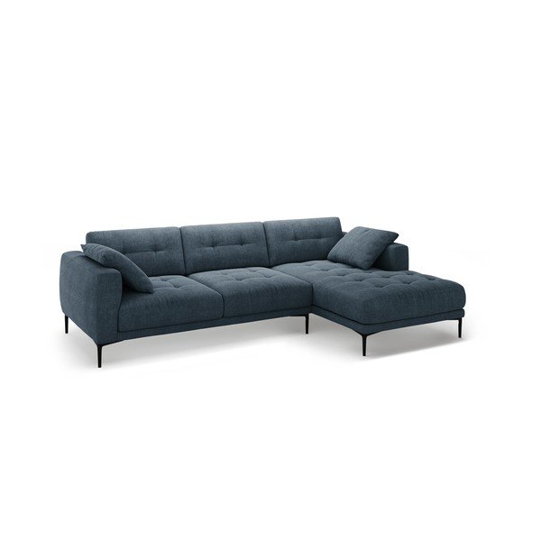 Divano angolare blu scuro (con penisola a destra/con chaise lounge) Bemy – Micadoni -image-1