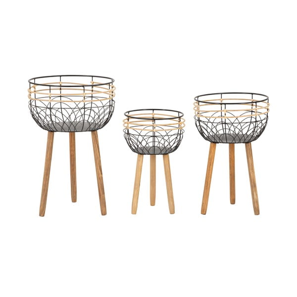 Portafiori in metallo 3 pz. Oporto - Mauro Ferretti-image-2