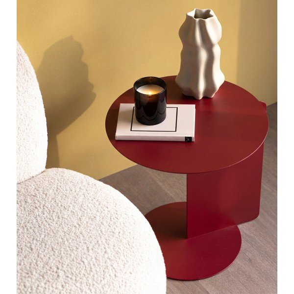 Tavolino rotondo in acciaio ø 40 cm Salsa – Spinder Design-image-1