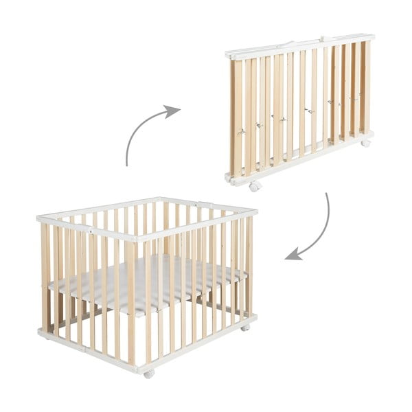 Box in colore bianco e naturale 100x75 cm - Roba-image-3