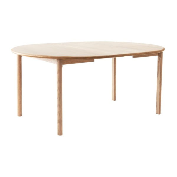 Tavolo da pranzo rotondo pieghevole in rovere naturale ø 120 cm Noor - Hammel Furniture-image-2
