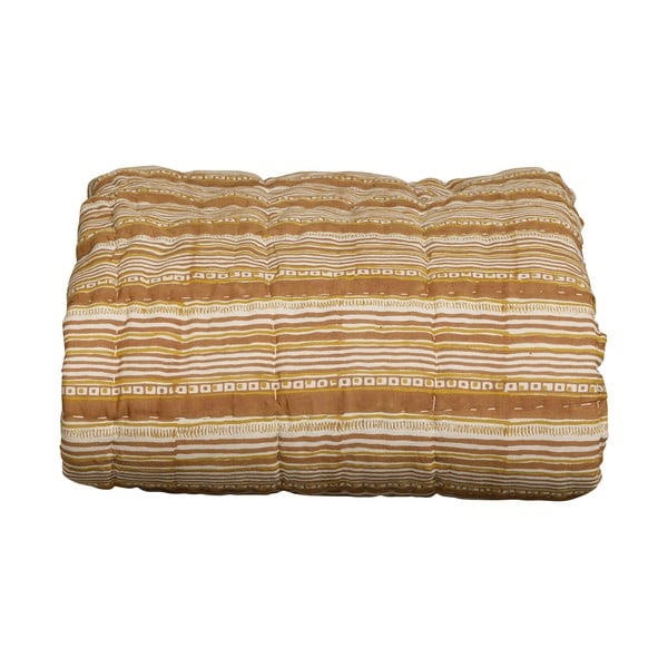 Copriletto in cotone marrone e beige per letto matrimoniale 220x265 cm Banding - BePureHome-image-4