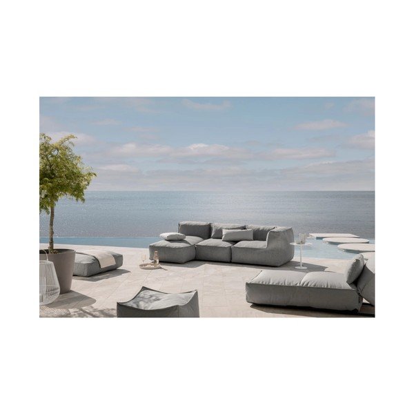 Pouf da giardino grigio Grow - Blomus-image-3