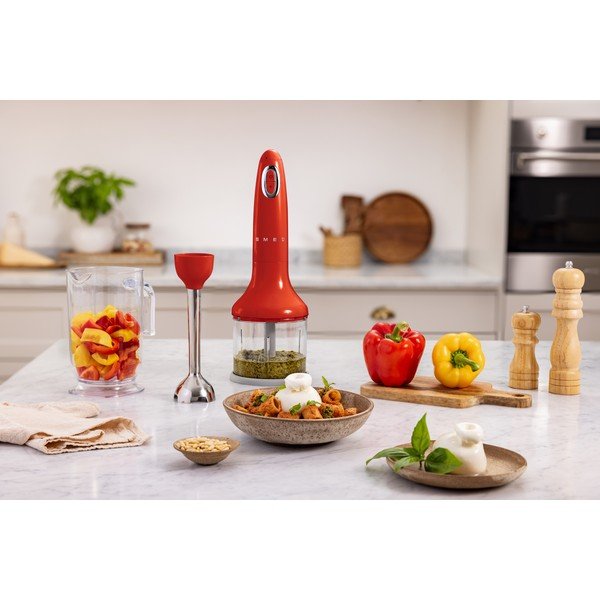 Frullatore a immersione rosso 50's Retro Style - SMEG-image-1