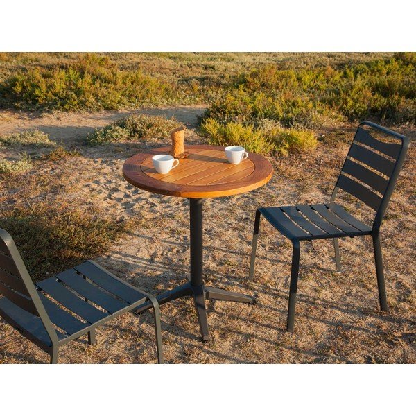 Tavolo da pranzo rotondo da giardino in alluminio ø 68 cm Spring - Ezeis-image-1