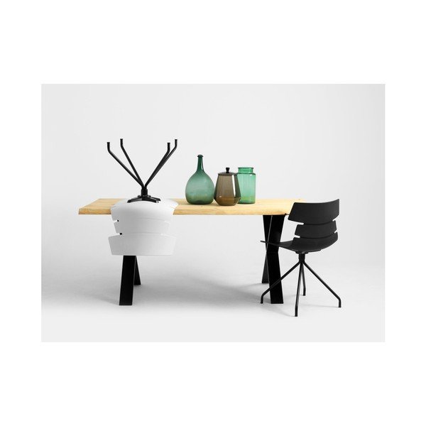 Tavolo da pranzo con piano in rovere Custom Form Cross, 180 x 90 cm - CustomForm-image-3