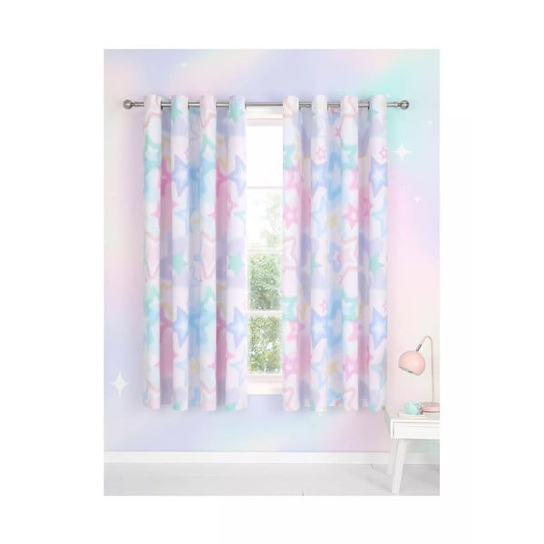 Tenda per bambini 2 pezzi 168x183 cm Ombre Stars - Catherine Lansfield-image-2