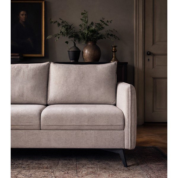 Divano beige 138 cm Juli Bis - Ropez-image-4