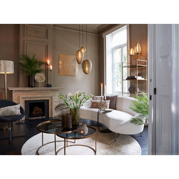 Tavolo portaoggetti in metallo 27x43 cm Marsh - Light & Living-image-1