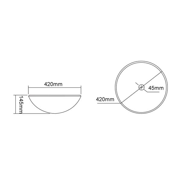 Lavabo rotondo in vetro ø 42 cm Puketa – Sapho-image-4