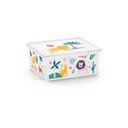 Scatola per bambini bianca in plastica 40x34x17 cm C Box Style – KIS