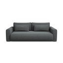 Divano grigio scuro allungabile/con contenitore 238 cm Kapua – Makamii