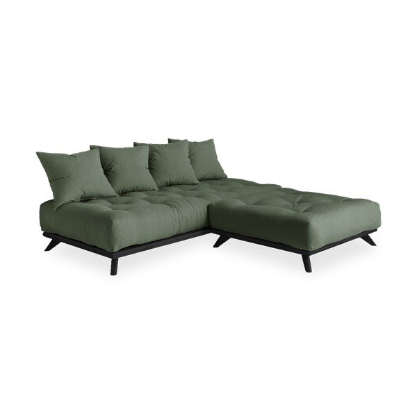 Divano Senza nero/verde oliva - Karup Design-image-3