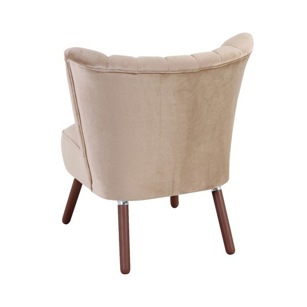 Poltrona beige Alessandro Velour - Max Winzer-image-2