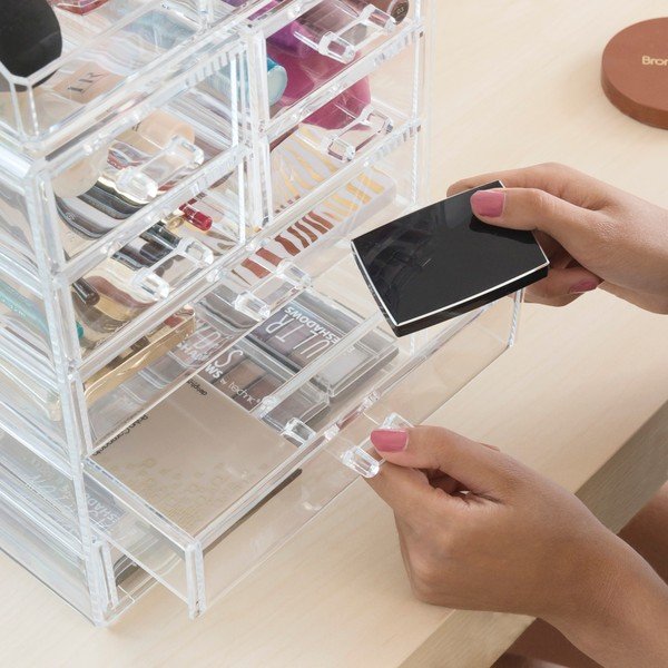 Organizzatore trasparente per cosmetici - InnovaGoods-image-2