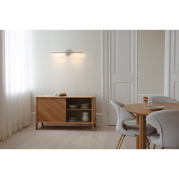 Lampada da parete LED argentata in metallo con intensità regolabile Omni Wall – UMAGE-image-2