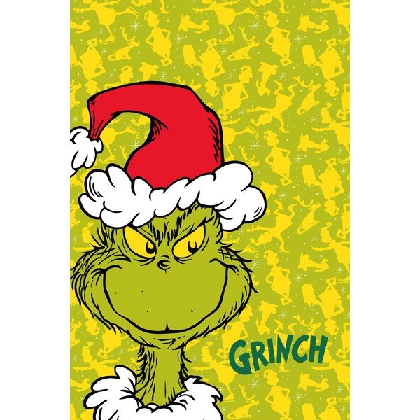 Coperta per bambini verde in vello 100x150 cm Grinch – Jerry Fabrics