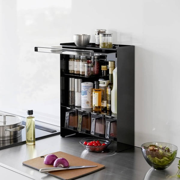 Organizer per spezie in metallo Tower – YAMAZAKI-image-1