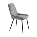 Sedia da pranzo grigia Milton - Unique Furniture