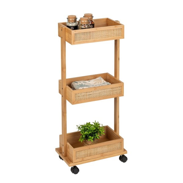 Mensola da bagno in bambù Allegre - Wenko-image-4