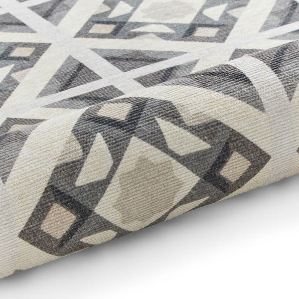 Passatoia grigia lavabile 61x170 cm Victoria Beige – Think Rugs-image-2