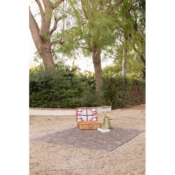 Coperta da picnic Herbolarium, 130 x 170 cm Herbolarium Malva - Really Nice Things-image-1