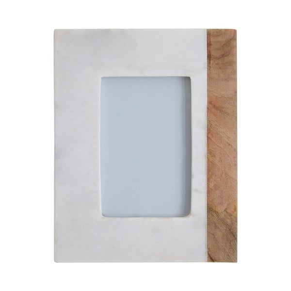 Cornice in pietra di colore bianco e naturale 18x23 cm Sena - Premier Housewares-image-2