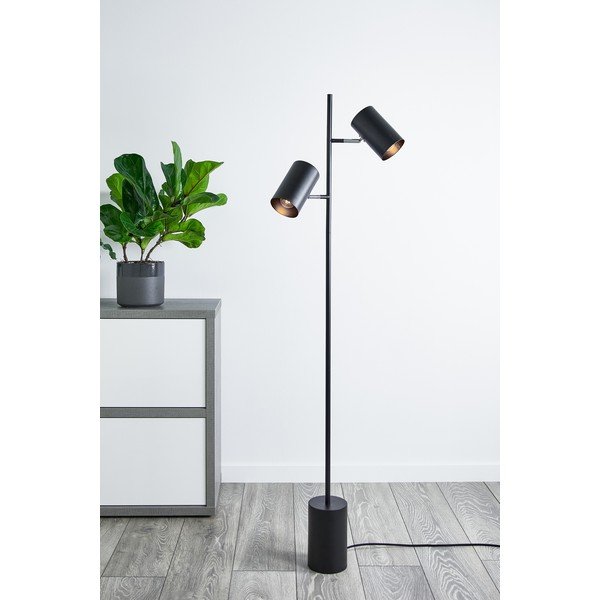 Lampada da terra nera Twin - Markslöjd-image-1