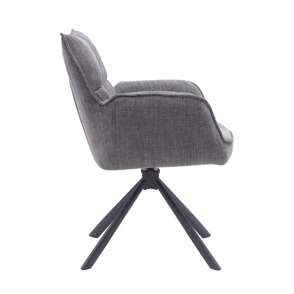 Set di sedie da pranzo grigia in imbottito 2 pz Marilla – Unique Furniture-image-2