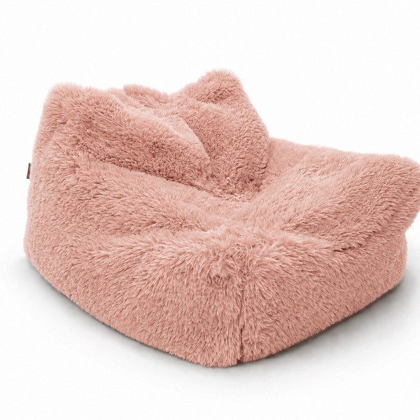 Pouf a sacco per bambini rosa chiaro Mammoth – Meowbaby