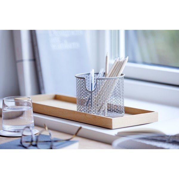 Cestino in metallo grigio, ø 10 cm Inu - Zone-image-2