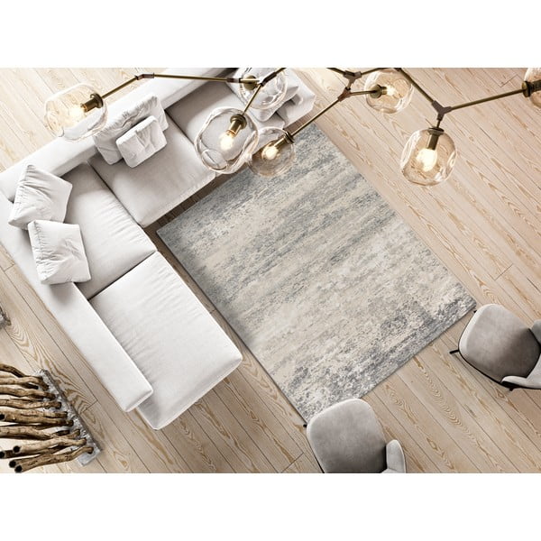 Tappeto grigio crema 80x150 cm Sensation - Universal-image-1