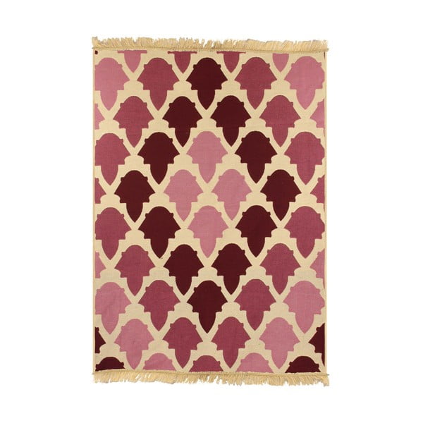 Tappeto rosso Floorist Baklava Claret Red, 120 x 180 cm - Ya Rugs