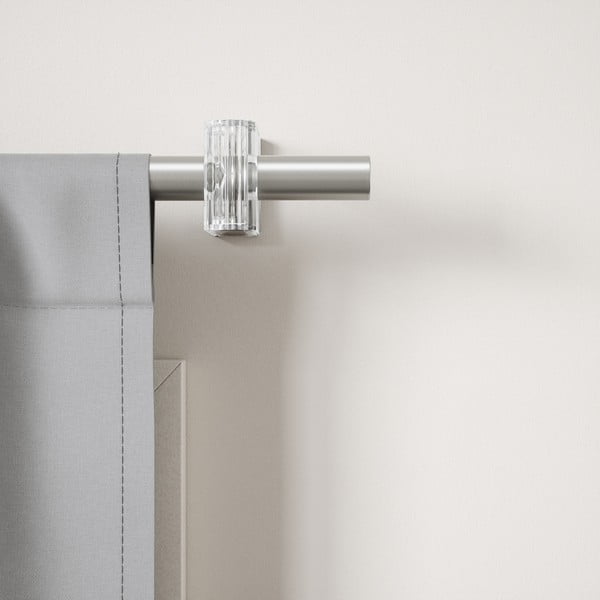 Bastone per tende color argento opaco in acciaio regolabile 107 - 305 cm Flute – Umbra-image-3