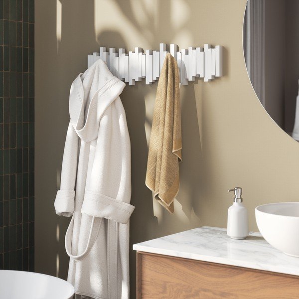Attaccapanni da parete bianco in plastica 72 cm Sticks – Umbra-image-2