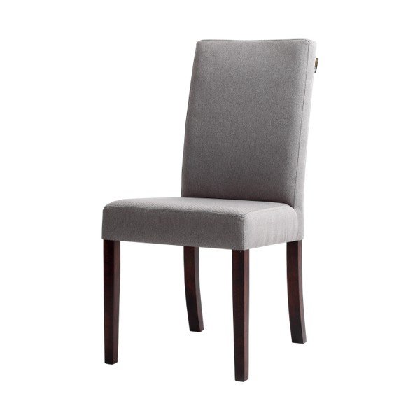 Sedia grigia con gambe marroni su misura Wilton - CustomForm